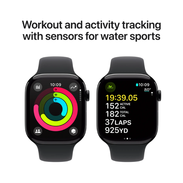 Apple Watch Series 10 46MM Jet Black (GPS + Cellular) - Image 3