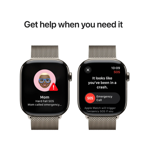 Apple Watch Series 10 42MM (GPS + Cellular) - Natural Titanium - Image 4