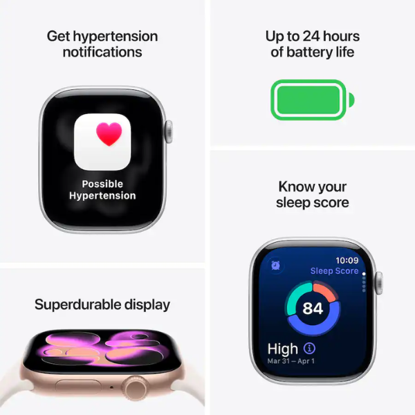 Apple Watch Series 11 42MM Jet Black (GPS + Cellular) - Image 3
