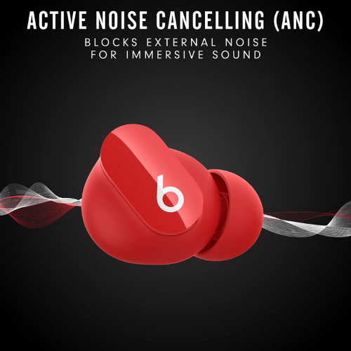 Beats Studio Buds - True Wireless Noise Cancelling Earphones - Red (Brand New) - Image 7