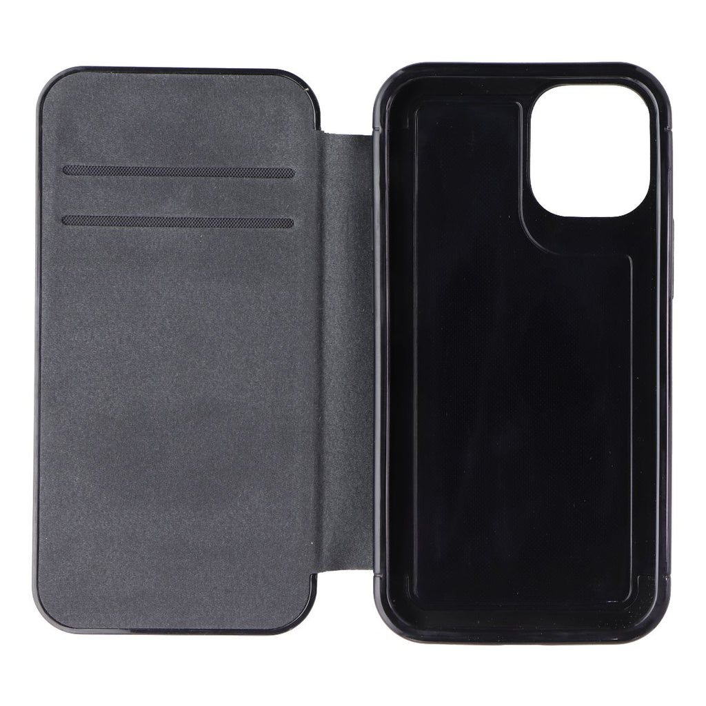 Gear4 Wembley Flip Folio Case for Apple iPhone 12 mini - Black - New - Image 3
