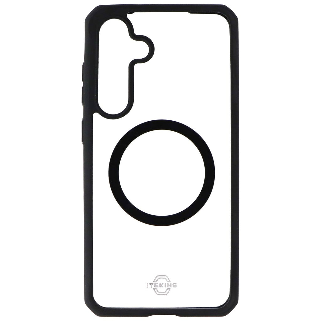 ITSKINS Hybrid_R // Solid Case for Samsung Galaxy S24 Plus - Black / Transparent - New - Image 2