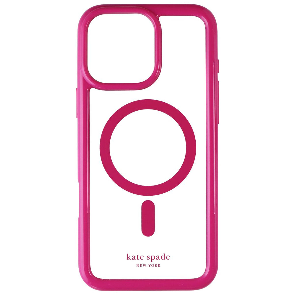 Kate Spade Ultra Protective Case for MagSafe for iPhone 16 Pro Max - Pink/Clear - New - Image 2