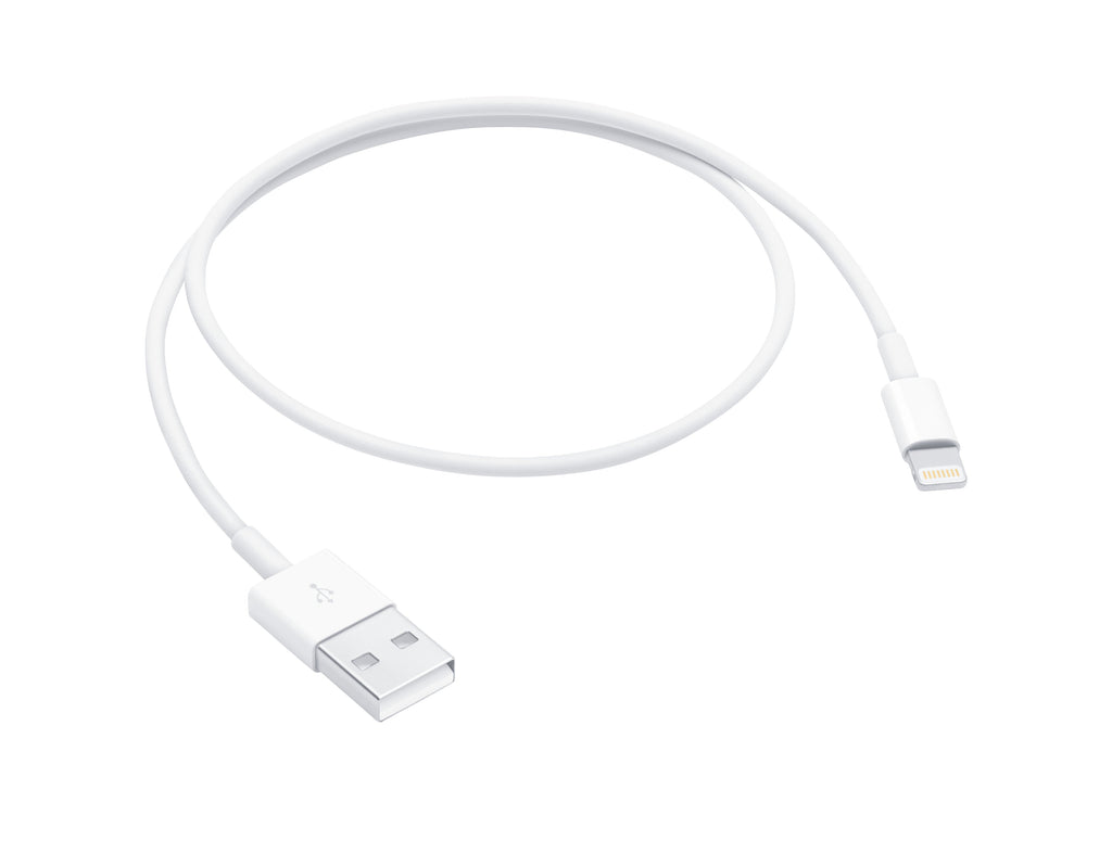 USB-A to Lightning Cable Cord, For Apple iPhone, iPad, Airpods - Image 2