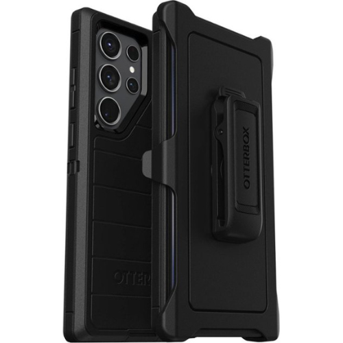 OtterBox Defender Series Pro Hard Shell Case for Samsung Galaxy S23 Ultra - Black - Image 3