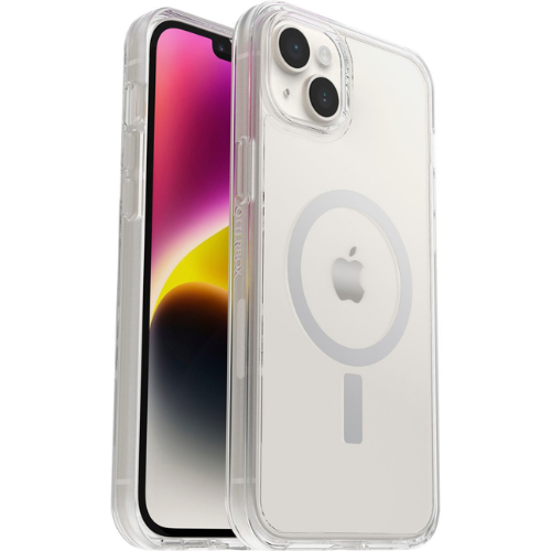 OtterBox Symmetry+ MagSafe Hard Shell Case for Apple iPhone 14 Plus - Clear - Image 3