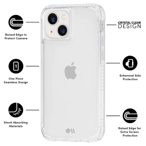 Case-Mate Tough Series Case - Clear - iPhone 13 - Image 3