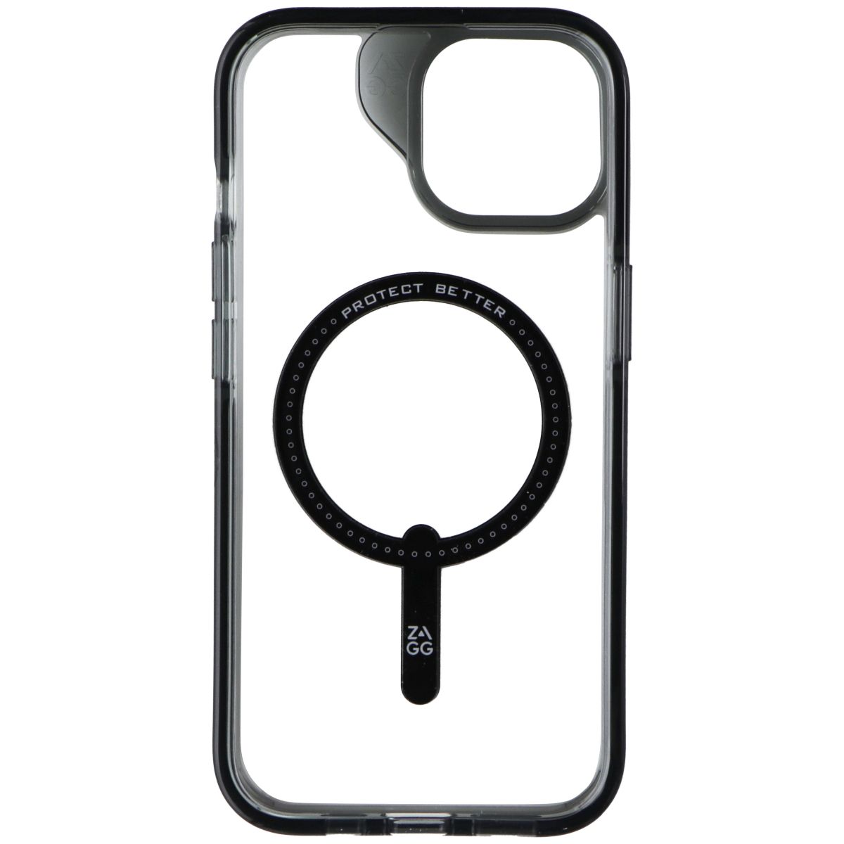 Zagg Santa Cruz Snap Case for MagSafe for iPhone 15 / 14 / 13 - Clear / Black - New - Image 3