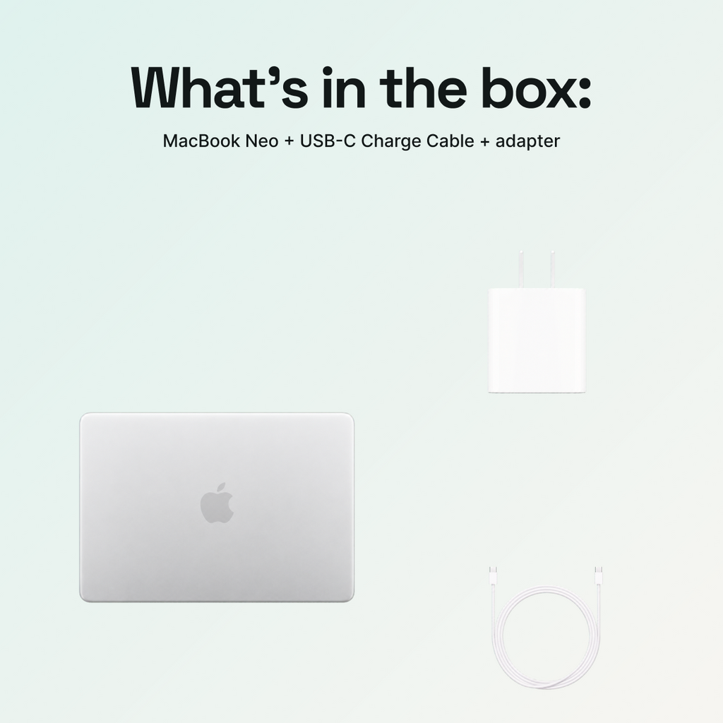 Apple MacBook Neo 13-inch 512GB 8GB RAM A18 Pro 6-Core CPU 5-Core GPU (2026) Silver - Image 5