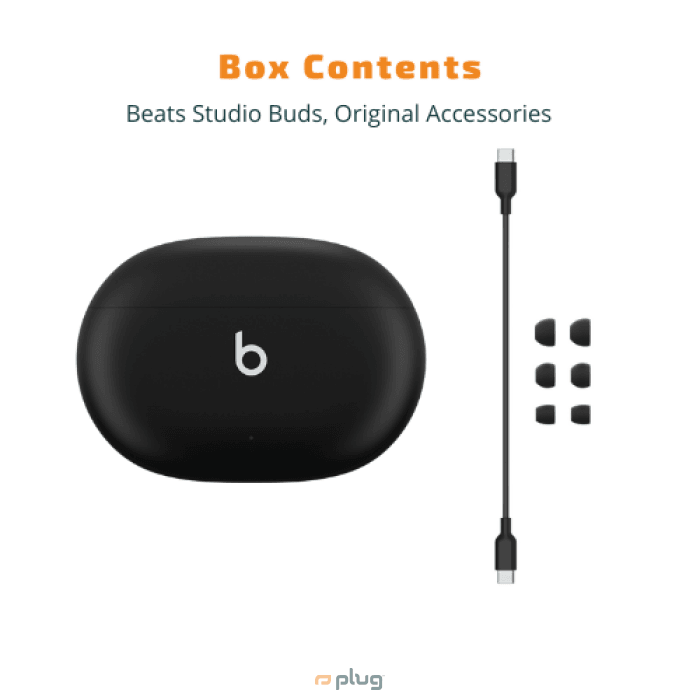 Beats Studio Buds - True Wireless Noise Cancelling Earphones - Black (Brand New) - Image 9