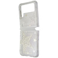 Case-Mate Sheer SuperStar Case for Samsung Galaxy Z Flip3 5G - Silver/Gold/Clear - New
