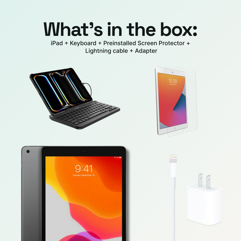 iPad 8th Gen + Belkin Keyboard - Pack - Image 5