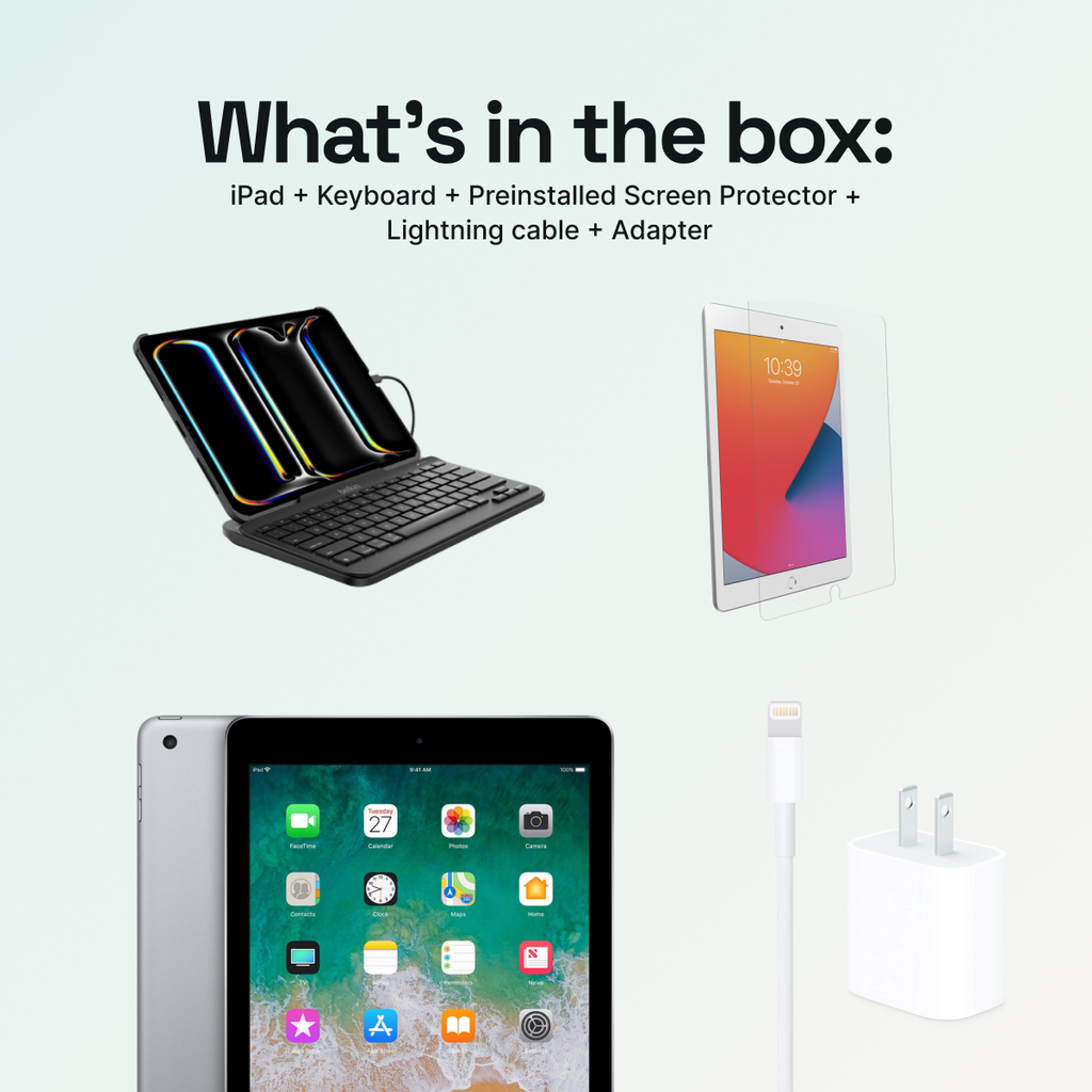 iPad 6th Gen + Belkin Keyboard - Pack - Image 5