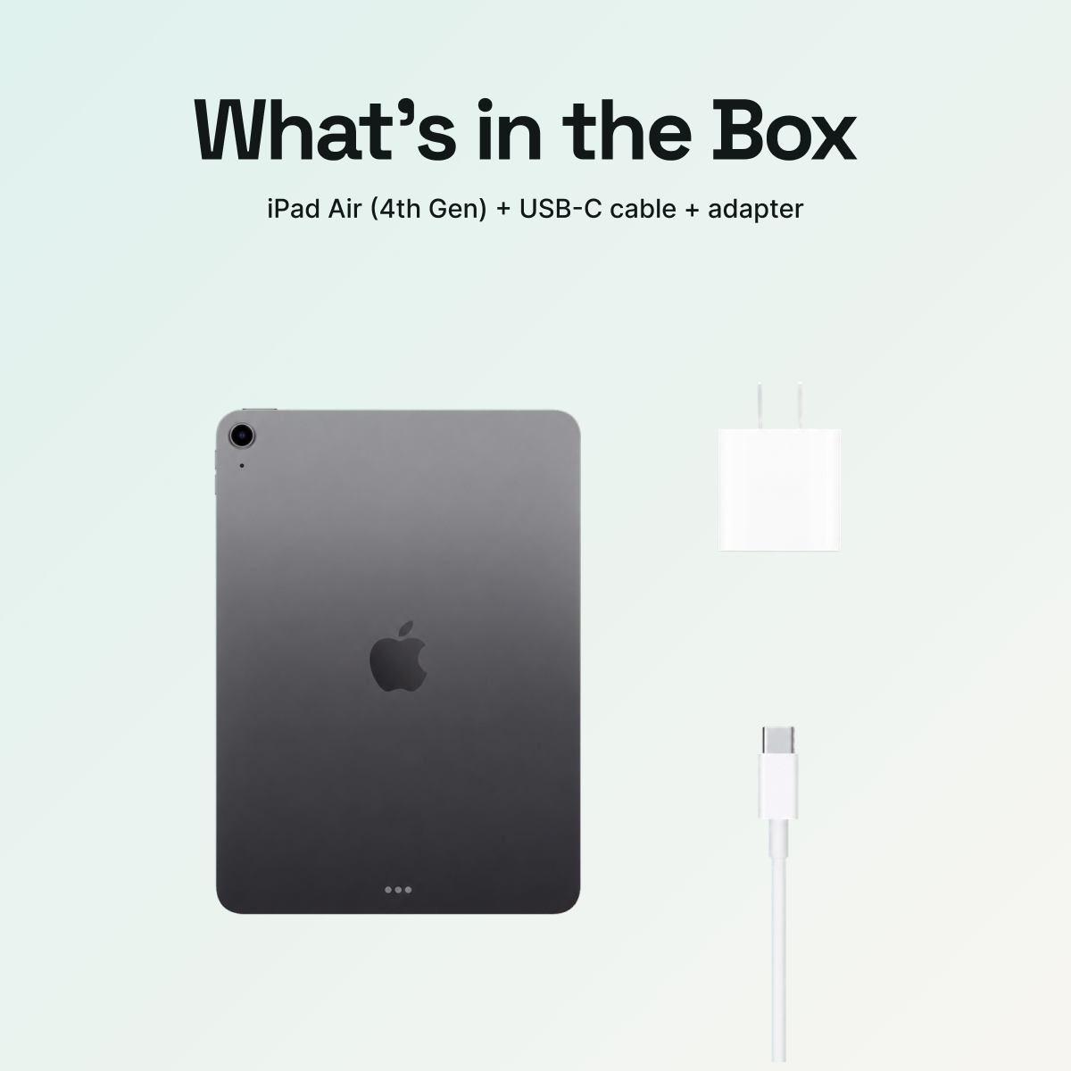 iPad Air 10.9" (4th Gen, 2020) 256GB - Space Gray (Wi-Fi + Cellular) - Image 4