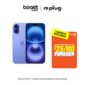 iPhone 16 Plus Connected Pack (Unlocked) + 1 Month Boost Mobile